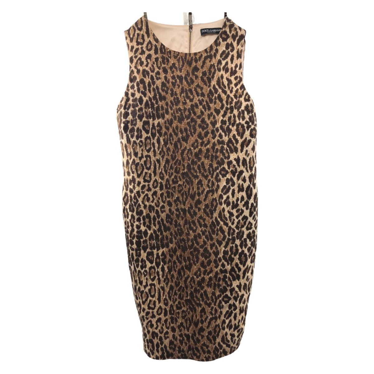 DOLCE&amp;GABBANA Leopard Print Shift Dress