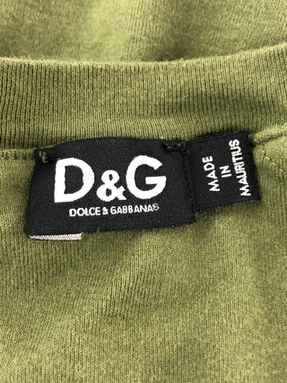 DOLCE&GABBANA Green Renegade T-Shirt SZ SM