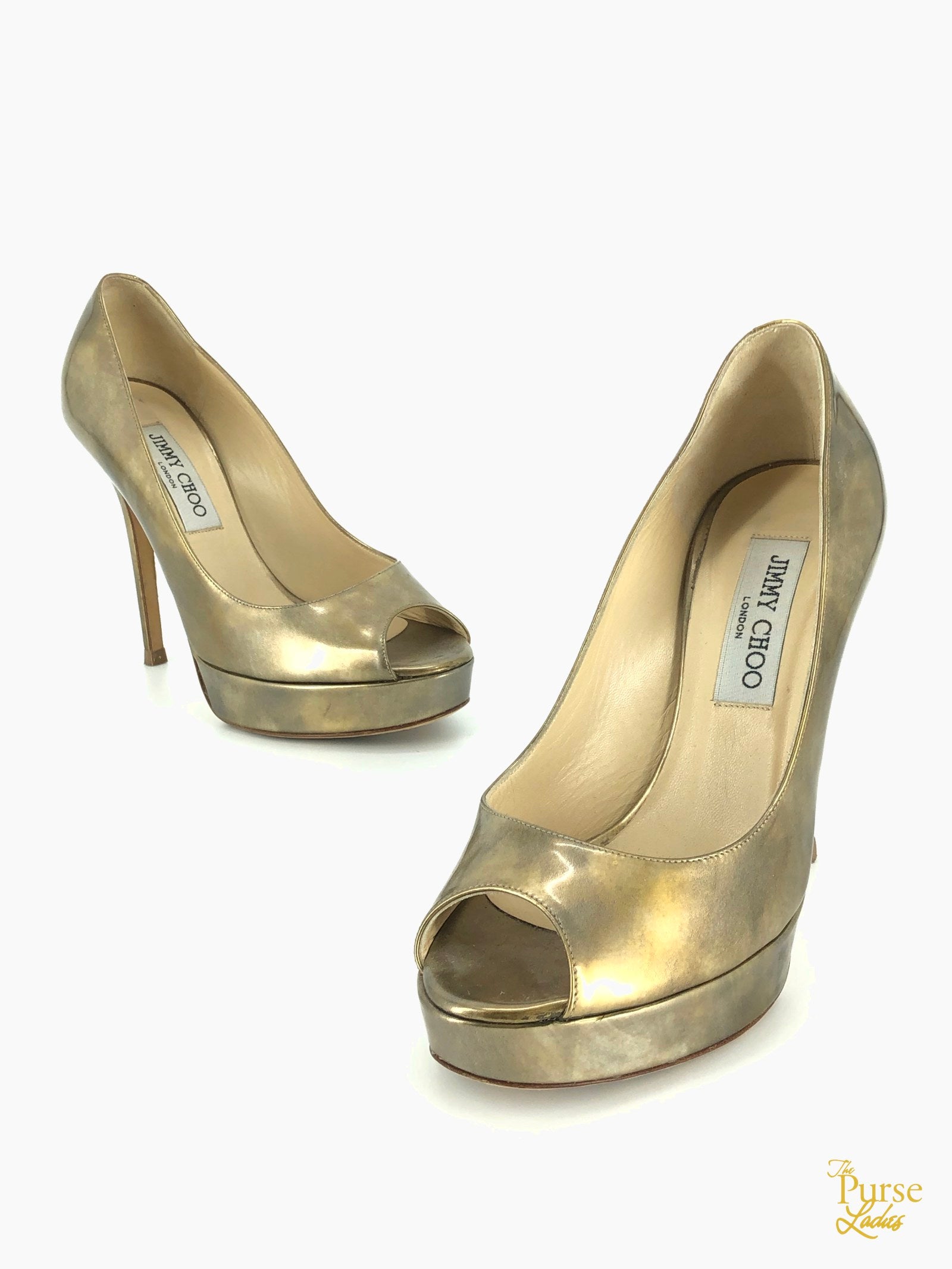 Trendy Gold Heels - Ankle Strap Heels - Vegan Block Heels - Lulus
