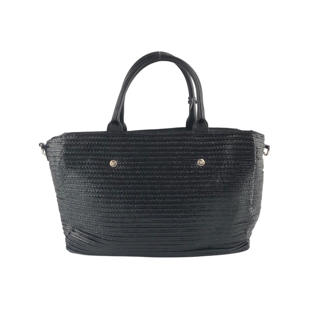 Versace Authenticated Wicker Handbag