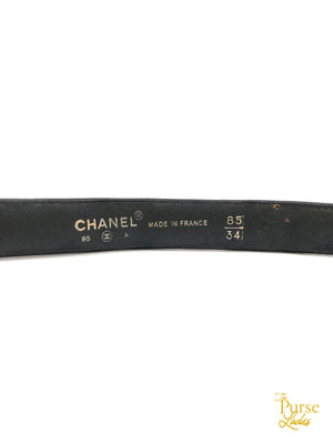 Chanel 1995 Black & White Belt – Dina C's Fab and Funky