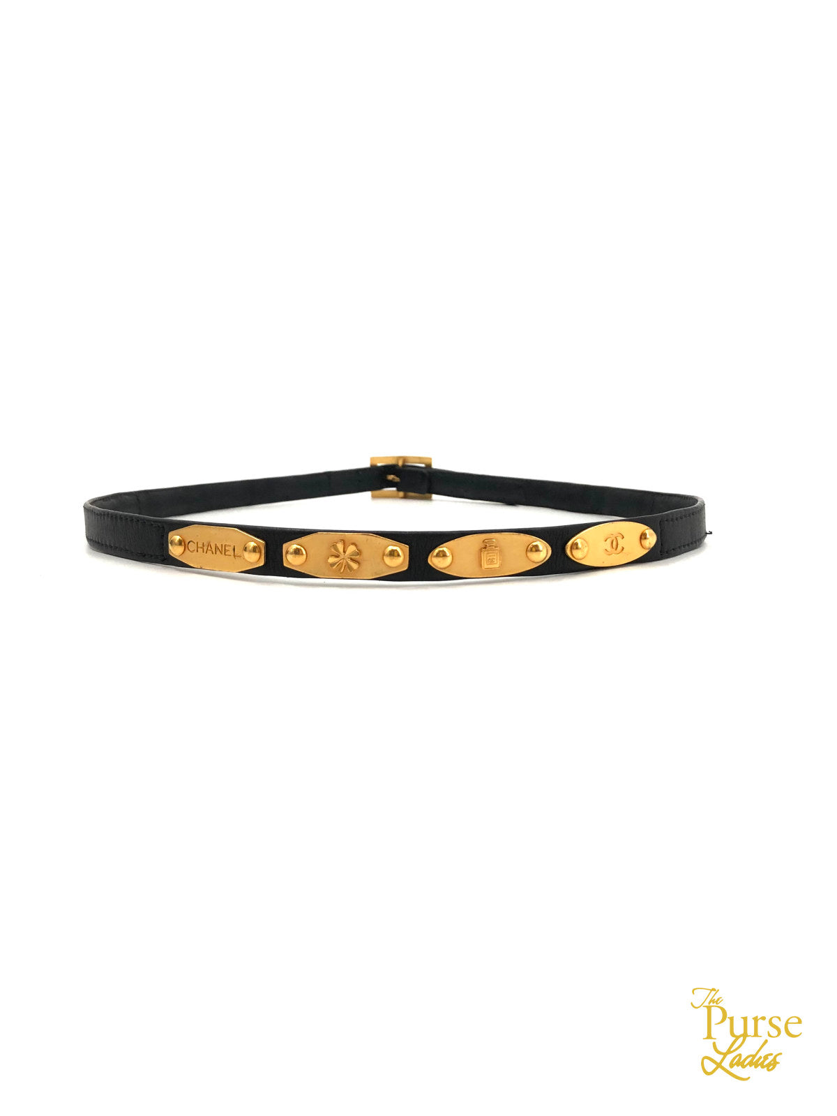 Chanel Logo Ruched Leather Belt — UFO No More