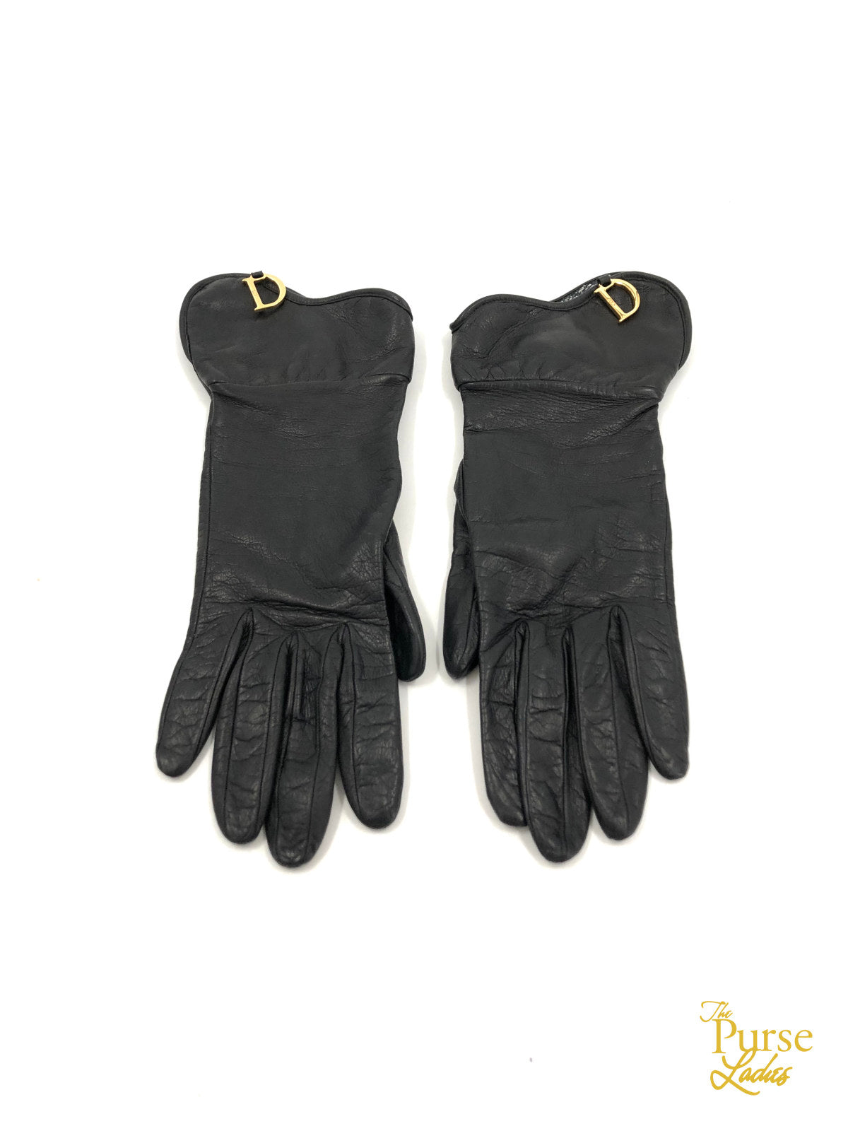 Dior Tribales Long Gloves Black Lambskin