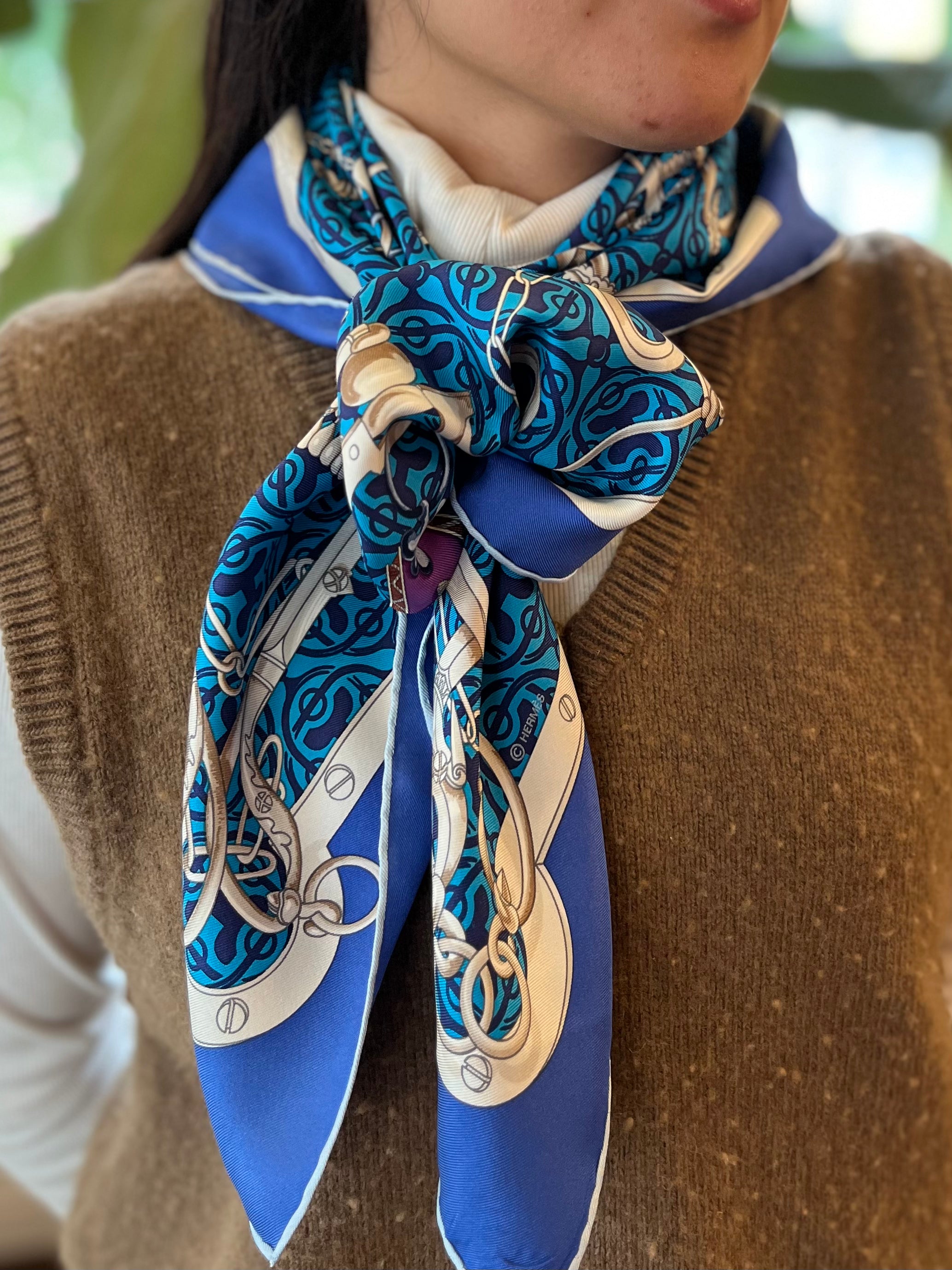 silk scarf for