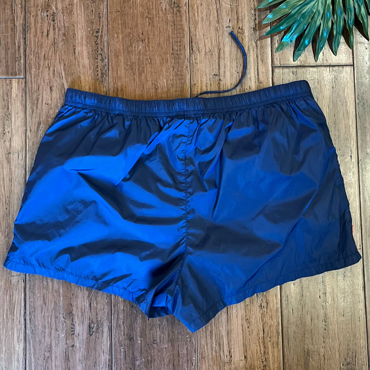 PRADA Blue Nylon Mens Shorts SZ 48(S)