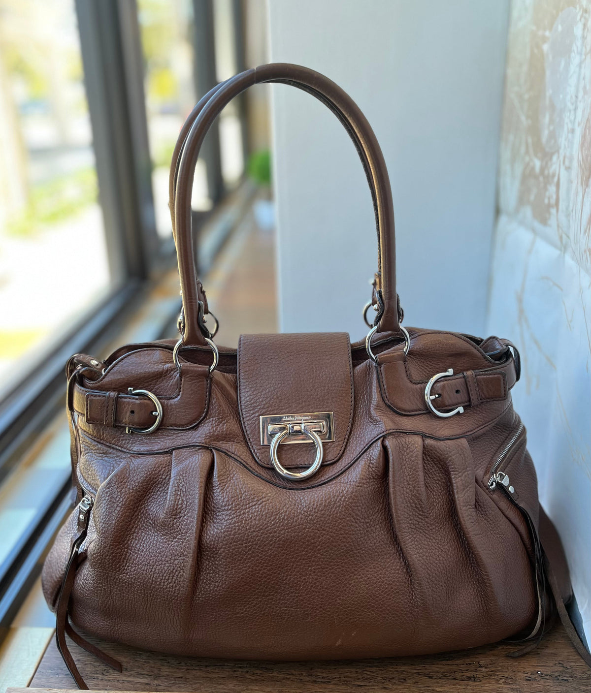 Leather Shoulder Bag, Women's Leather Bag
