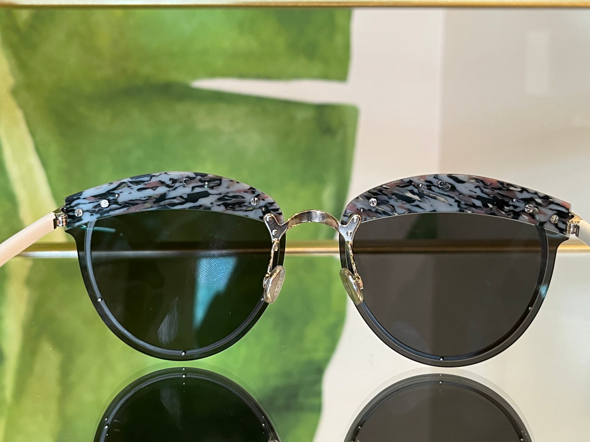 DIOR Offset Marbled Sunglasses